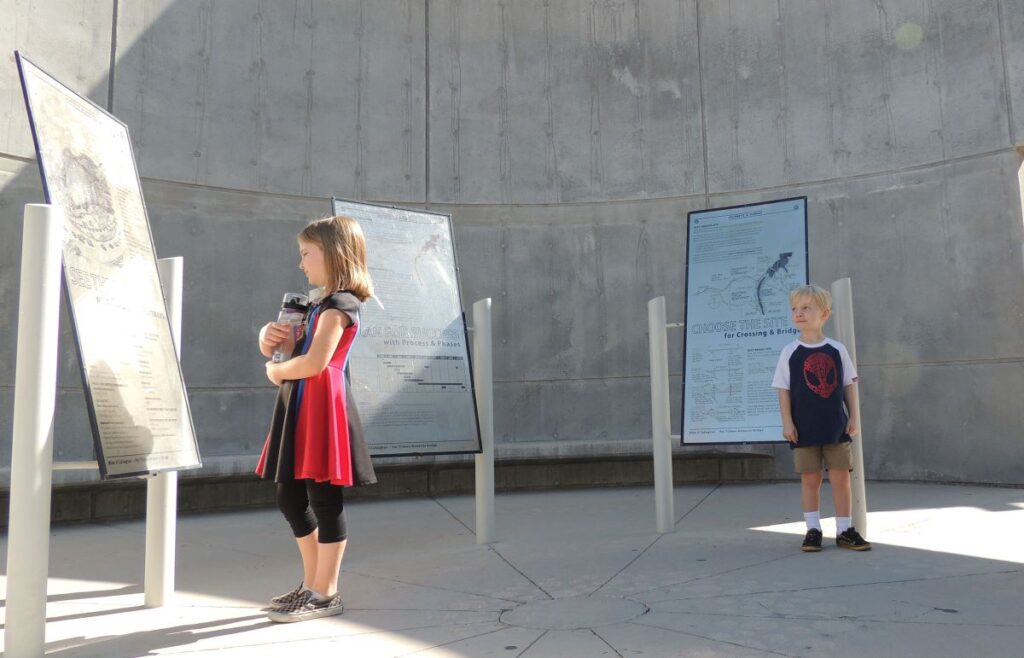 Hoover Dam Educational Signs at the Bridge