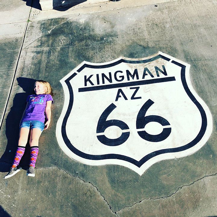 Route 66 Sign in Kingman