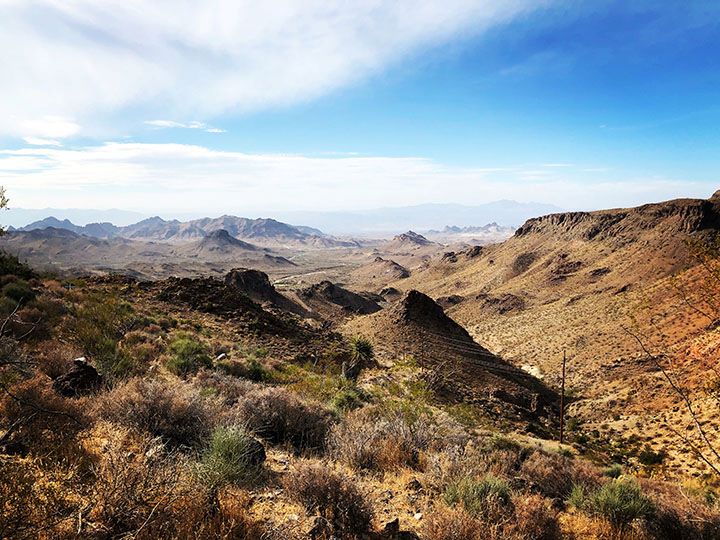 Route 66 View Outside Oatman