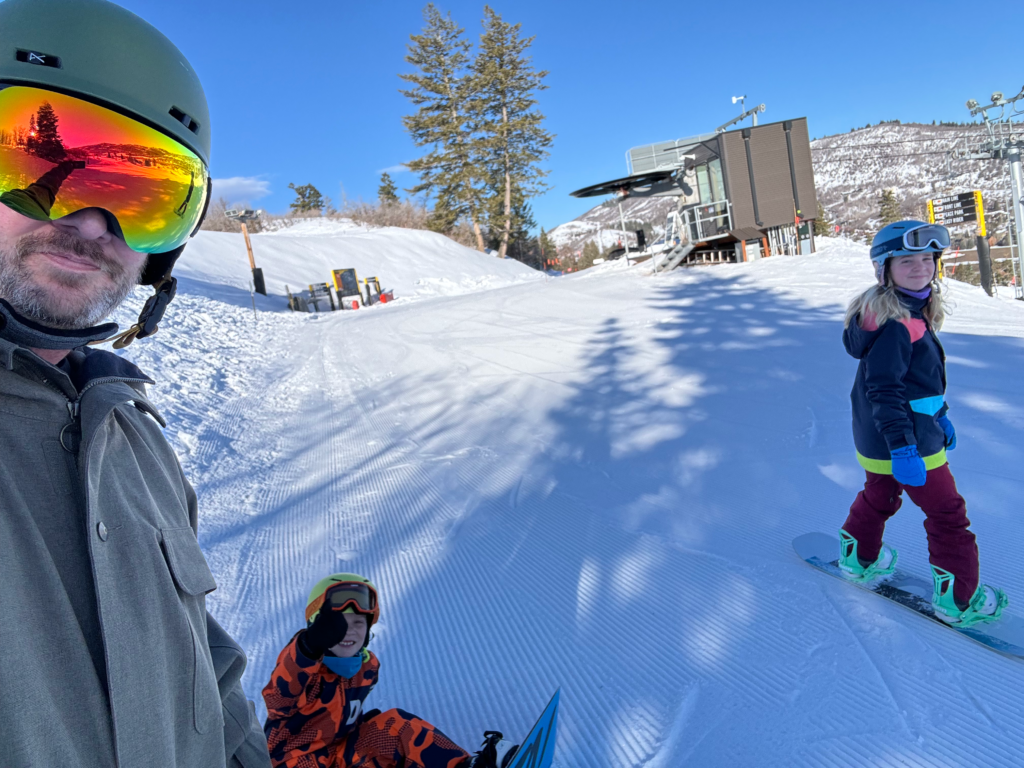 Family Snowboarding Utah